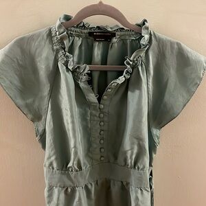 BCBG Blouse with tie and buttons